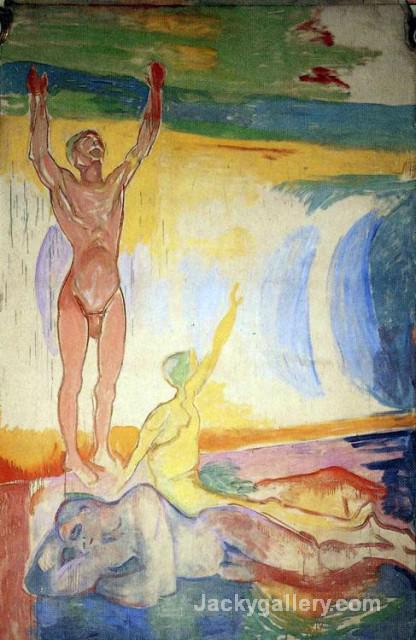 Awakening Men by Edvard Munch paintings reproduction